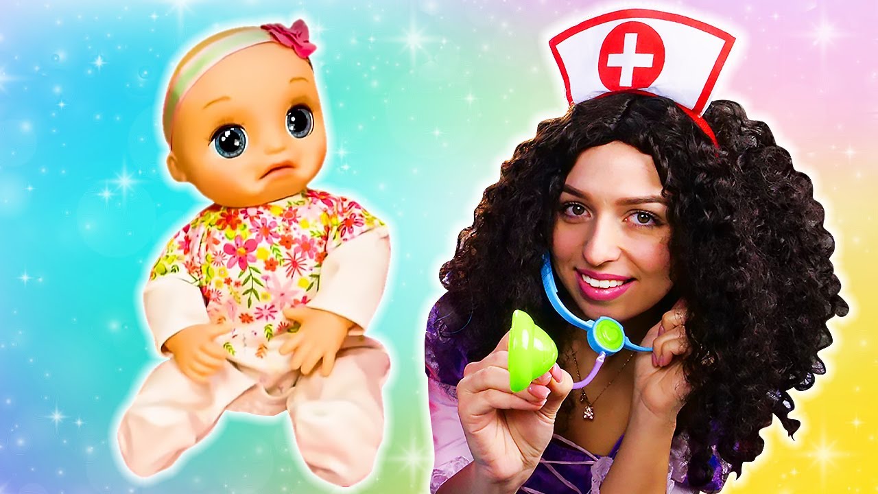 Puppen Video mit Baby Born. 3 neue Folgen mit den Prinzessinnen | Magisches Schloss
