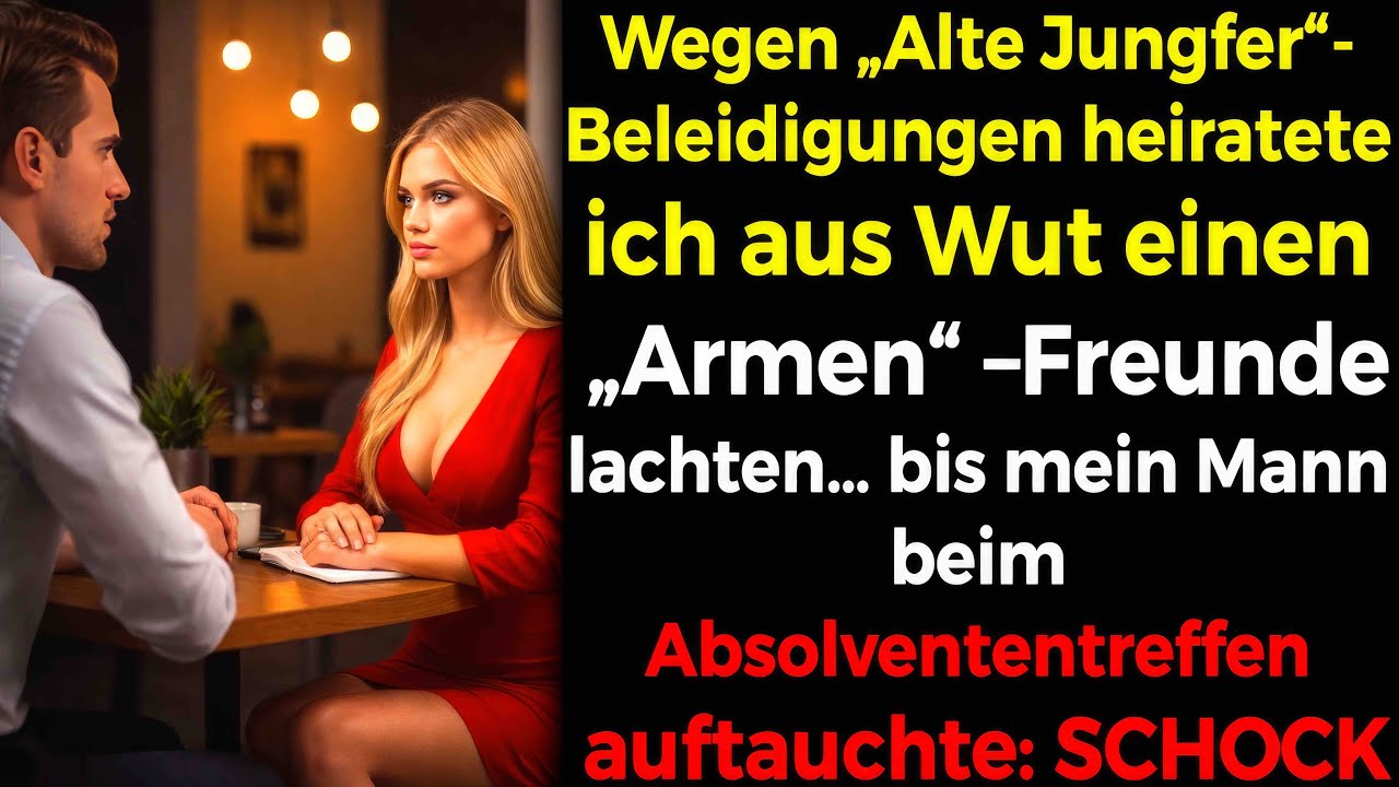 Als „Alte Jungfer“ beschimpft, heiratete ich einen Armen – beim Klassentreffen Schock 😮