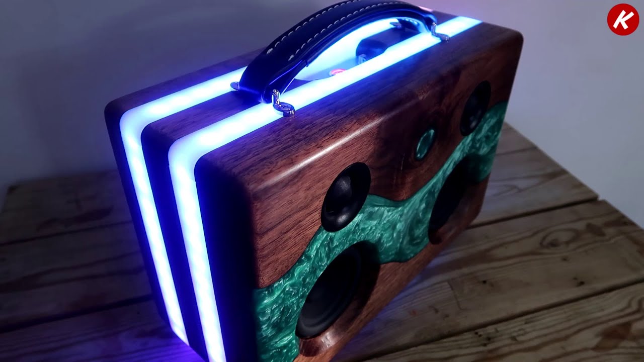 DIY  Epoxy Resin Bluetooth Speaker