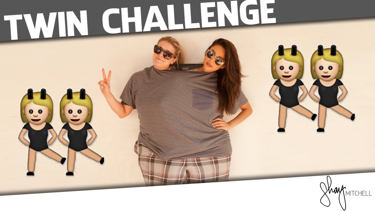 Conjoined Twin Challenge | Shay Mitchell