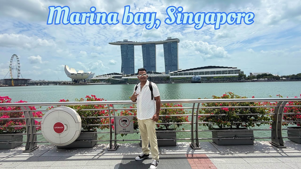 🇸🇬Merlion park + Marina bay , Singapore👌🏼