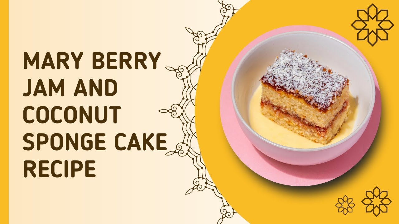 Mary Berry Jam And Coconut Sponge Cake Recipe