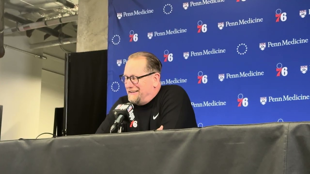 Nick Nurse reacts after a dominant win against the Clippers, Postgame Press Conference - 2/3/2026