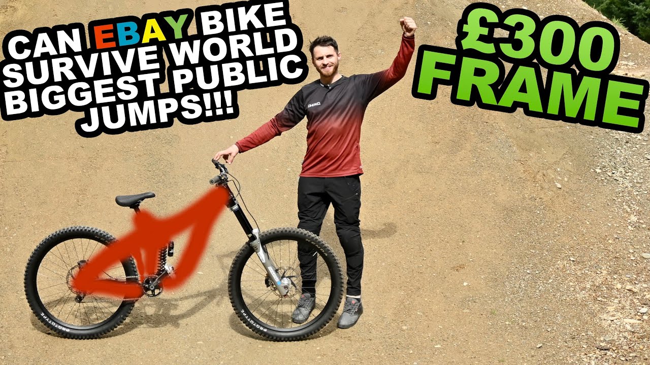 I BOUGHT A DH FRAME FOR &pound;300 OFF EBAY WILL IT SURVIVE WORLD BIGGEST PUBLIC JUMPS!!!