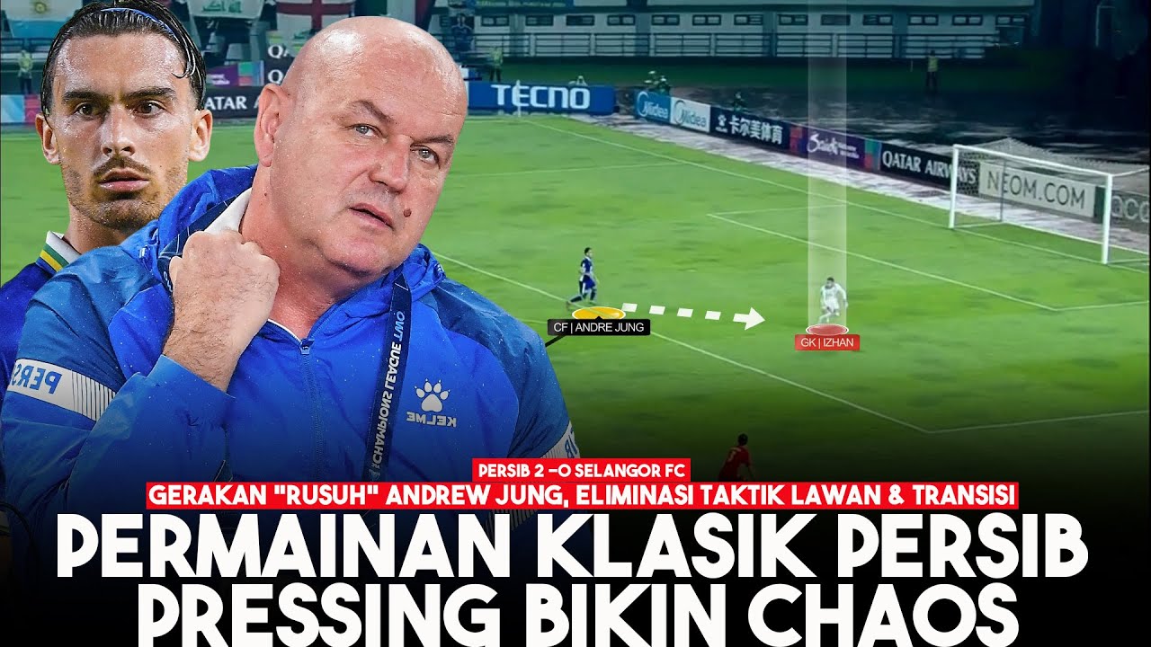 Bojan Hodak's signature tactics, the Pressing Trap, and Andrew Jung create chaos | Persib Bandung...
