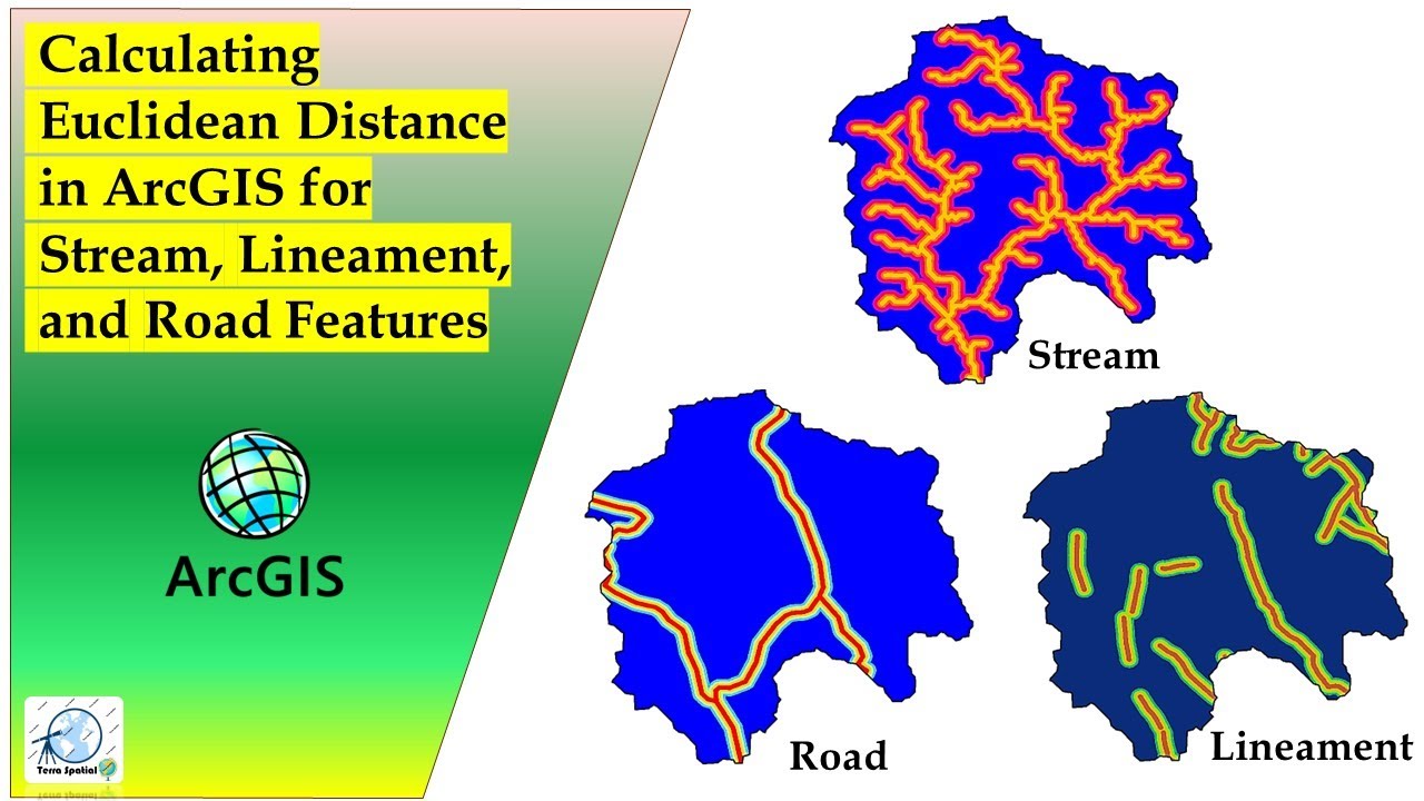 Calculating Euclidean Distances in ArcGIS - Streams, Lineaments & Roads