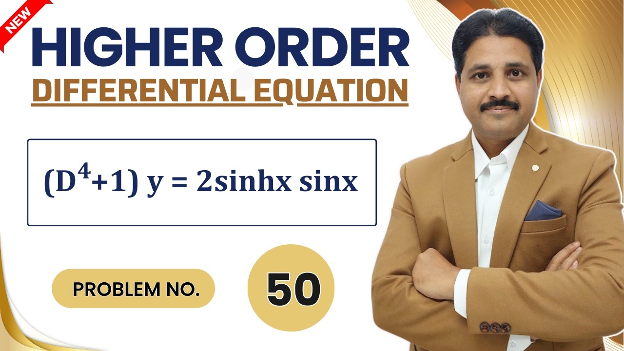 HIGHER ORDER DIFFERENTIAL EQUATION LECTURE 53 IN HINDI | LINEAR HIGHER ORDER DIFFERENTIAL EQUATIONS