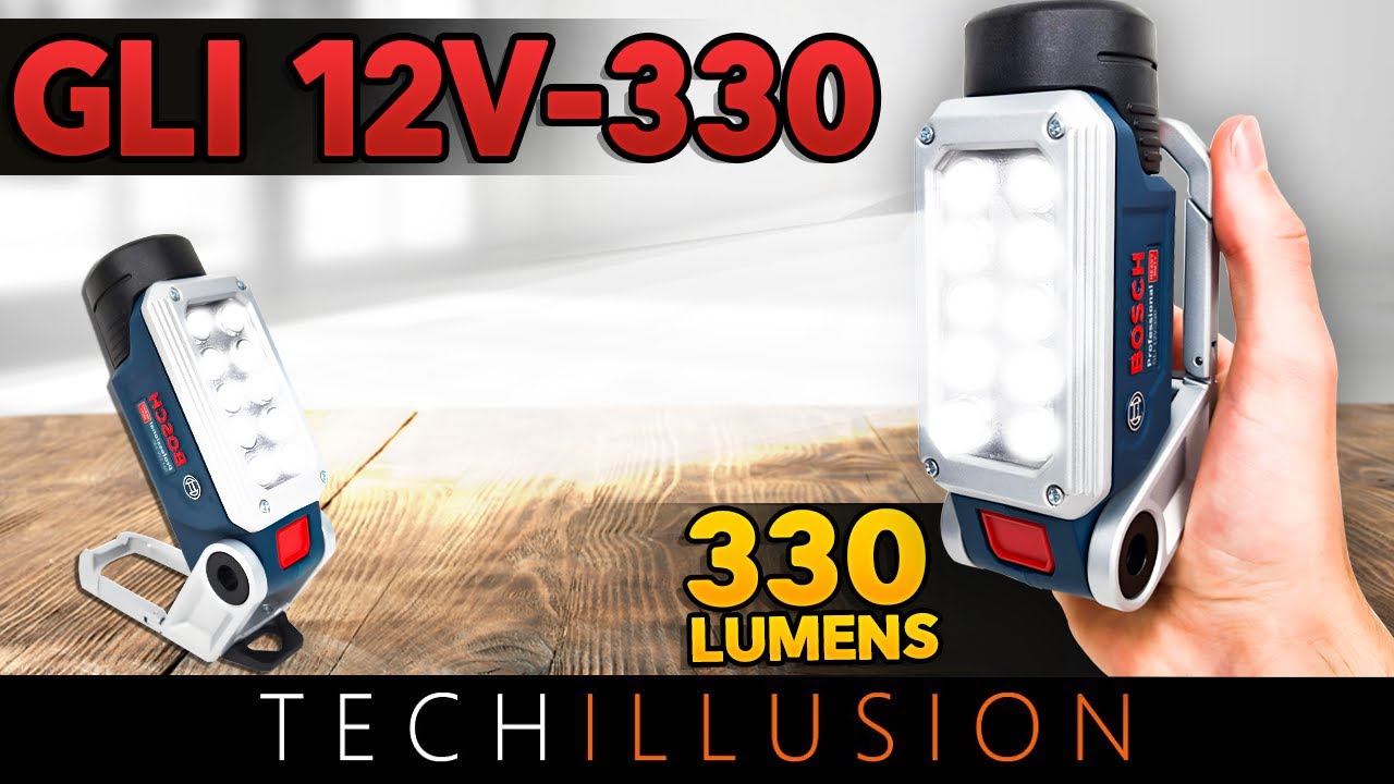 🔥KLEIN ABER HELL! 😱 Bosch 12V Akku Arbeitsleuchte GLI 12V-330 - Bosch GLI 12V-330 - Review & Test