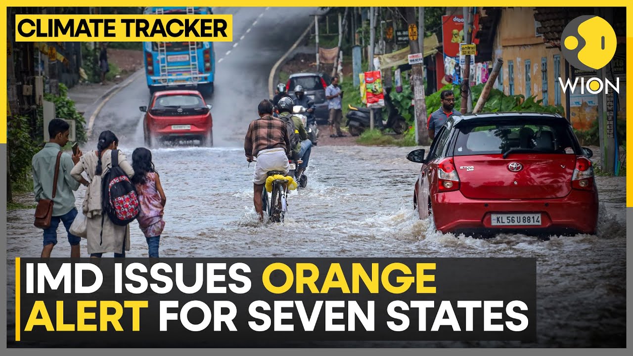 India: IMD Issues Rain Alerts Across 7 States Today | WION CLIMATE TRACKER