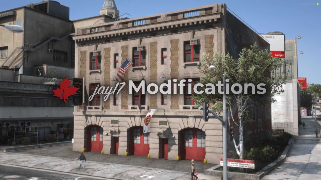 GTA V - Vinewood Fire Station (FiveM MLO)