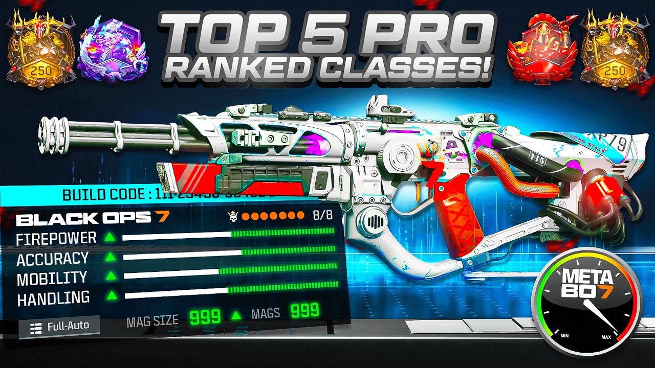 NEW TOP 3 *UPDATED* Pro Meta Best Ranked Play Classes BO7 Season 2 🏆 CDL Best Class Setups Loadouts