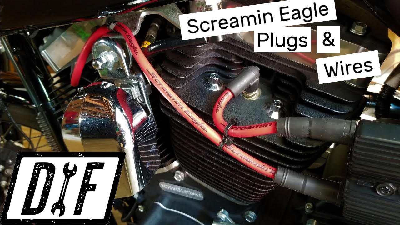 Screamin' Eagle Spark Plugs and Wires for Harley-Davidson Motorcycle