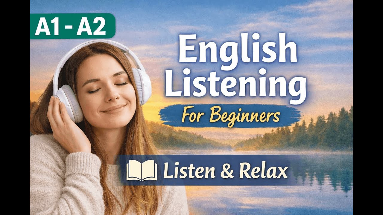 English Listening Practice A1–A2 | Daily Routine Story | English Soft Talk
