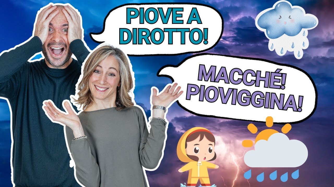 Come gli italiani parlano del tempo atmosferico | Impara l'italiano con Francesco