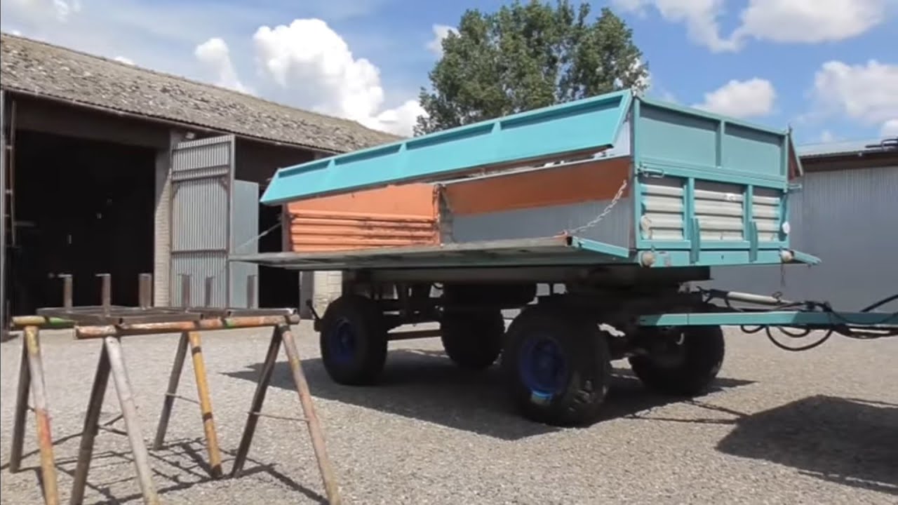 Przygotowanie przyczep do żniw☆2x AUTOSAN D732