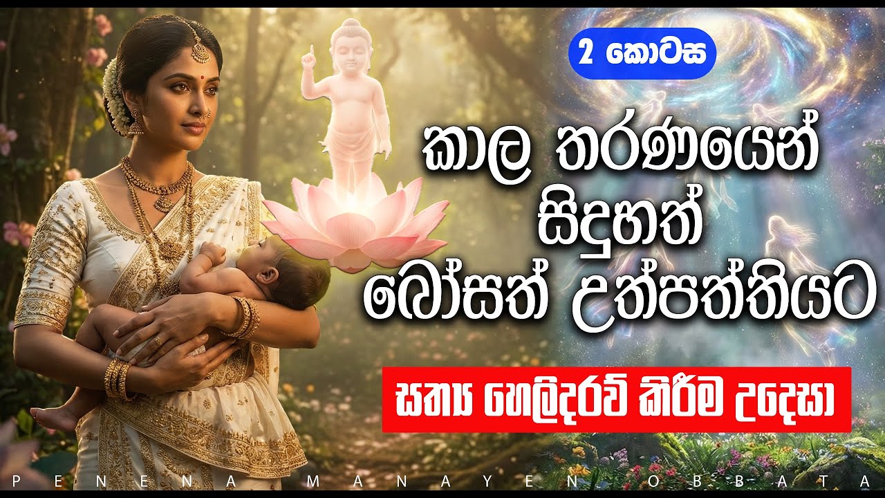 2 කොටස (අවසාන) | ශක්ති කාය මගින් සජීවීව කාල තරණය කර සිදුහත් බෝසත් උත්පත්තියට | පෙනෙන මානයෙන් ඔබ්බට.