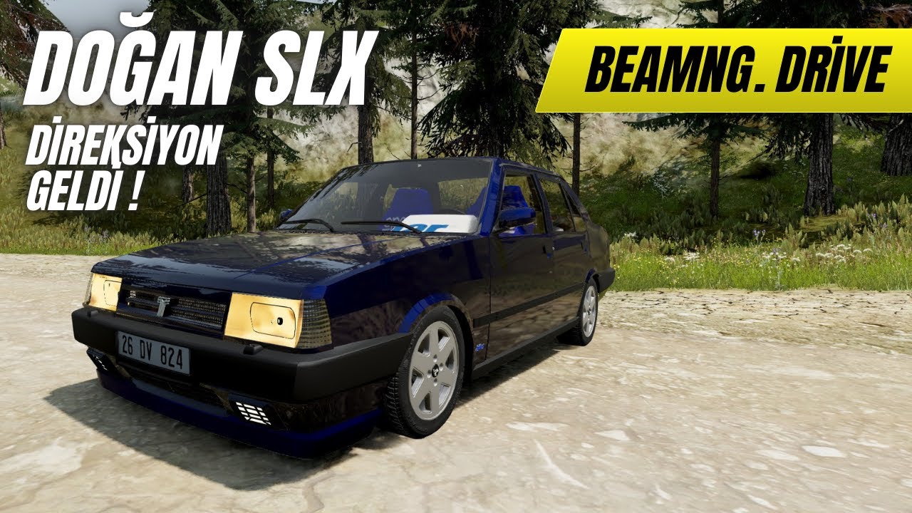 DOĞANLA TEK ŞERİT YOLLARDA GEZMECE ! - BeamNG.drive Türkçe