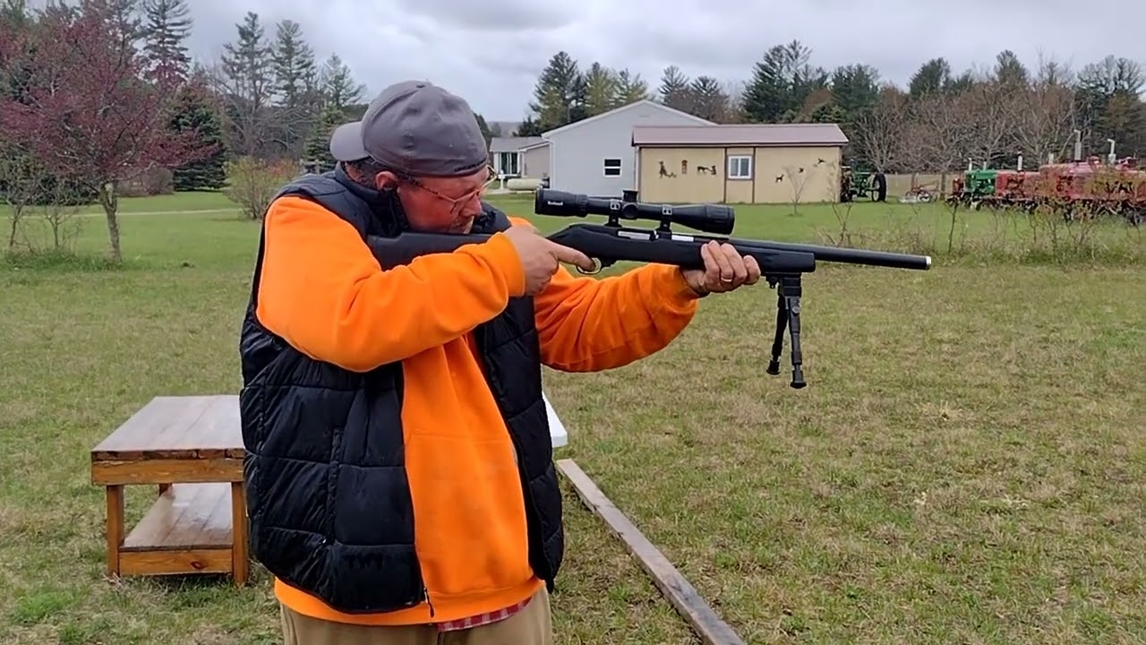 Ruger 10/22 Magnum first time shooting.