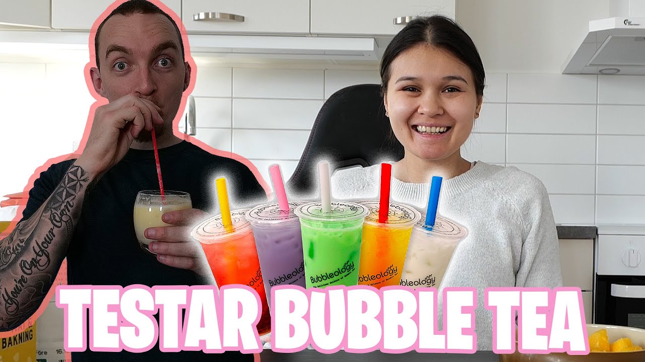VI GÖR EGEN BUBBLE TEA!