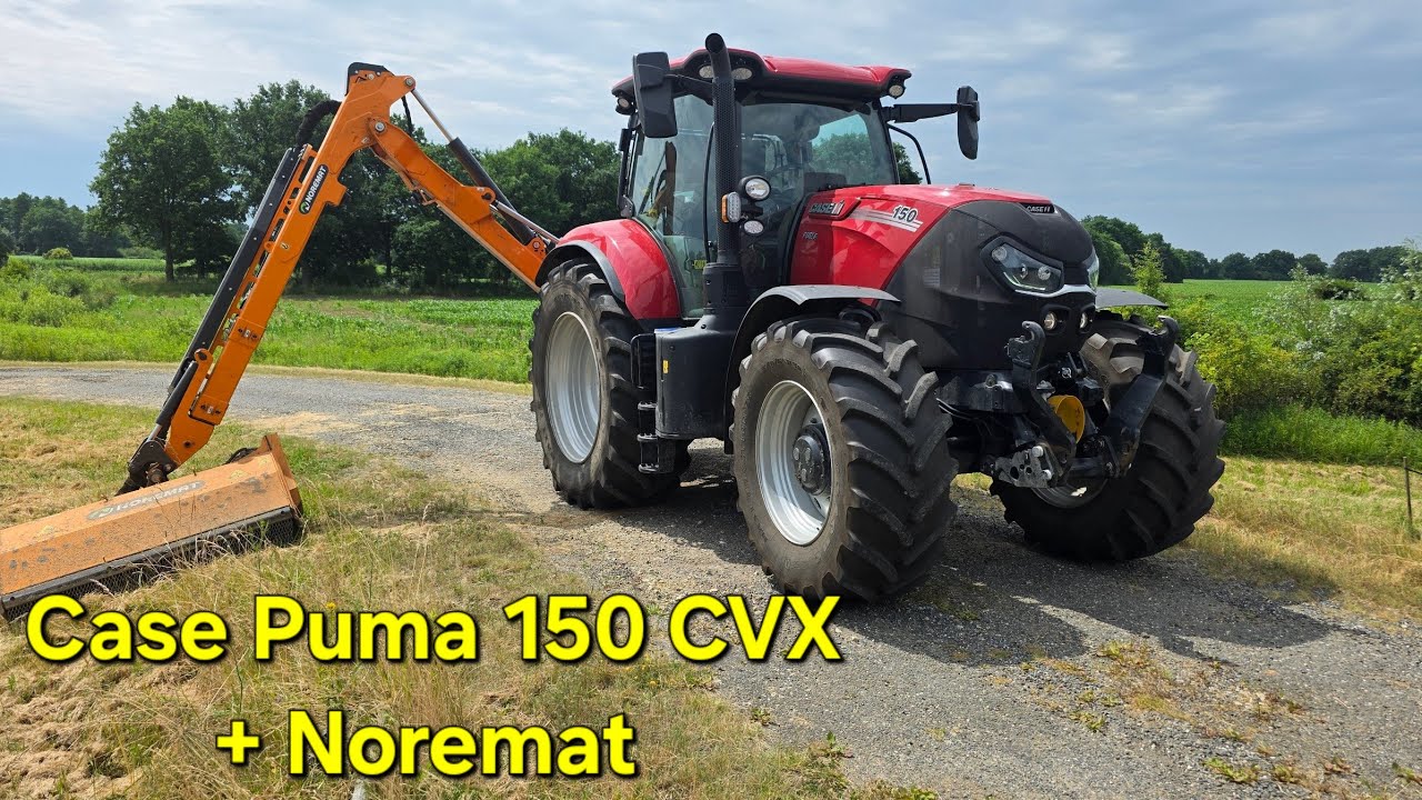 Koszenie skarp ◇ Case Puma i Noremat Magistra 🚜🔥🔥⛰️