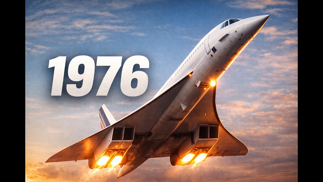 ✈️ Concorde, premier vol commercial – 21 janvier 1976