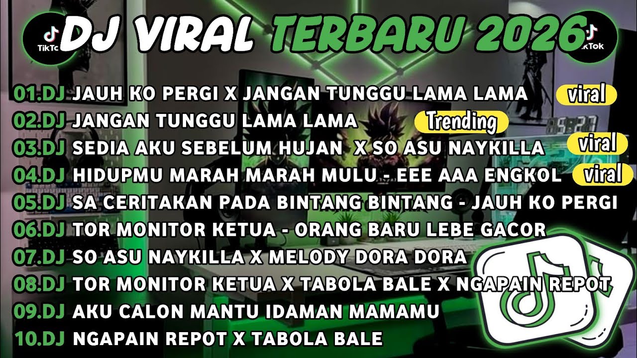 DJ TIKTOK TERBARU 2026🎵DJ JAUH KO PERGI X JANGAN TUNGGU LAMA🎵DJ JANGAN TUNGGU LAMA LAMA