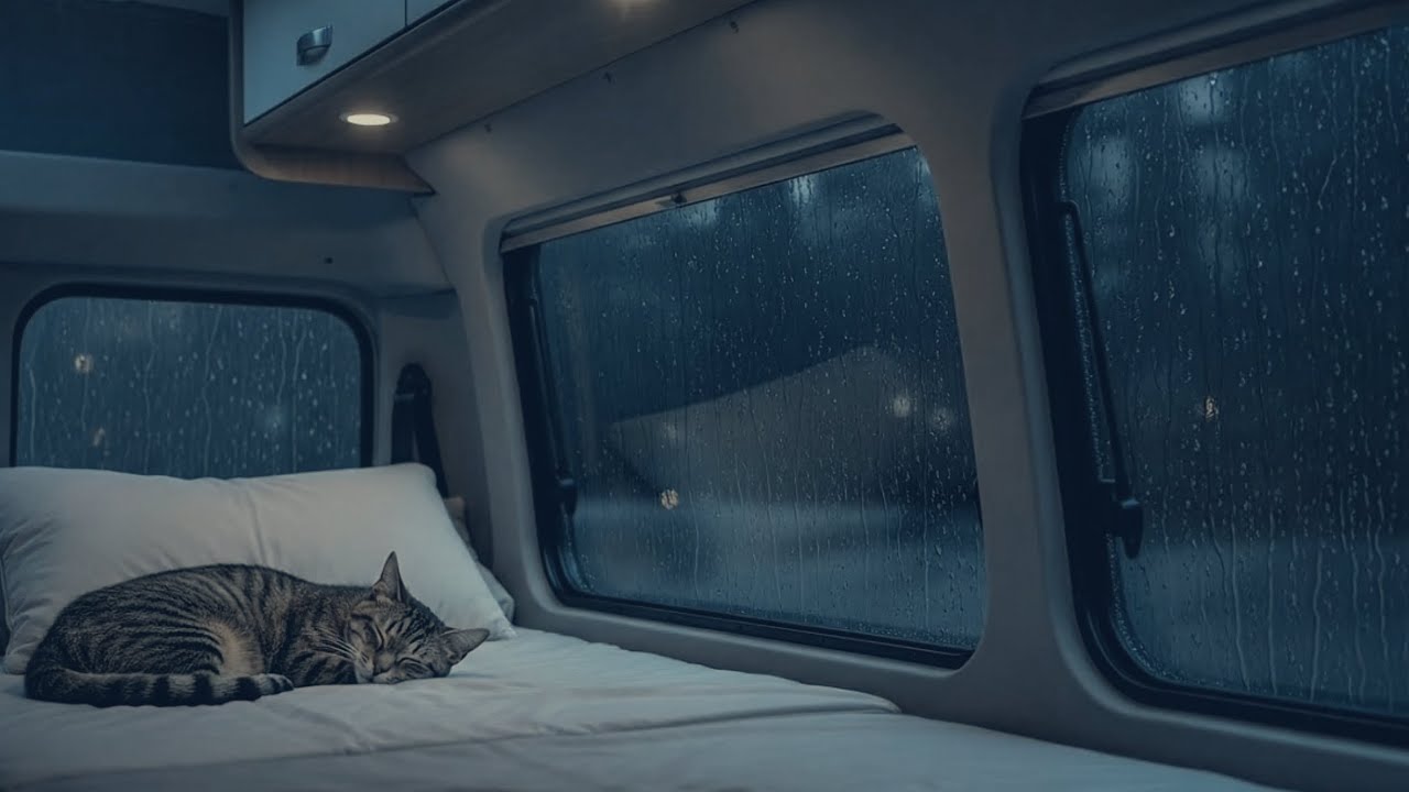 Cozy Rain Sounds for Sleeping 🌧️ Gentle Night Rain for Deep, Restful Sleep