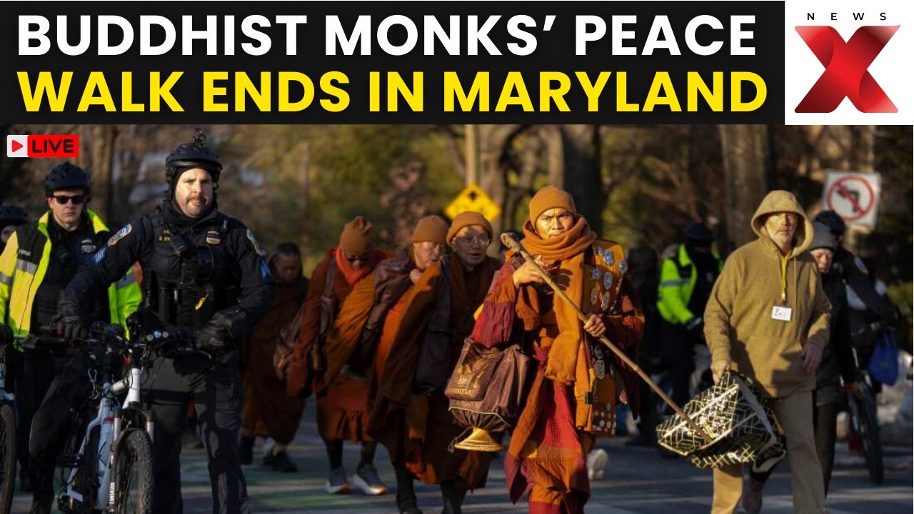 Walk for Peace LIVE: Maryland Witnesses Historic Peace Walk by Devout Buddhist Monks