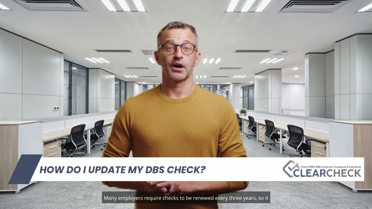 How do I update my DBS check?