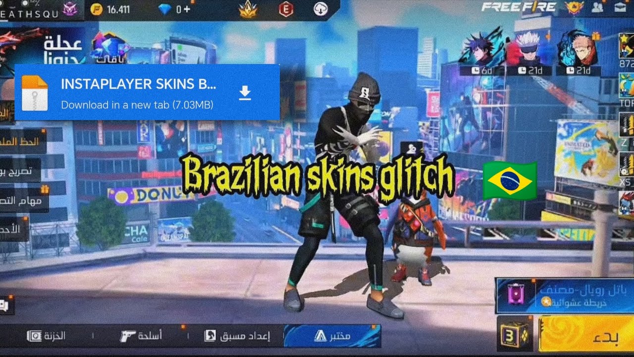 Instaplayer skin glitch🇧🇷🕸️