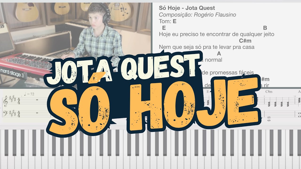Só Hoje | Aprenda no Teclado | Jota Quest
