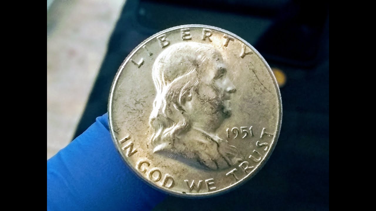* encuentra esta moneda!! vale hasta$15 mil dólares 💵💵👈 1951 medio dolar Franklin