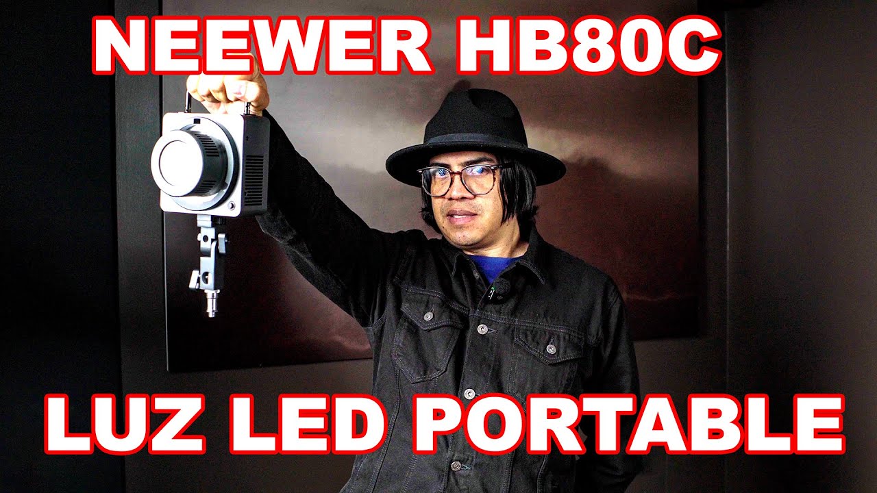 Mi nueva LUZ PORTABLE favorita, la Neewer HB80C, review y opinión!