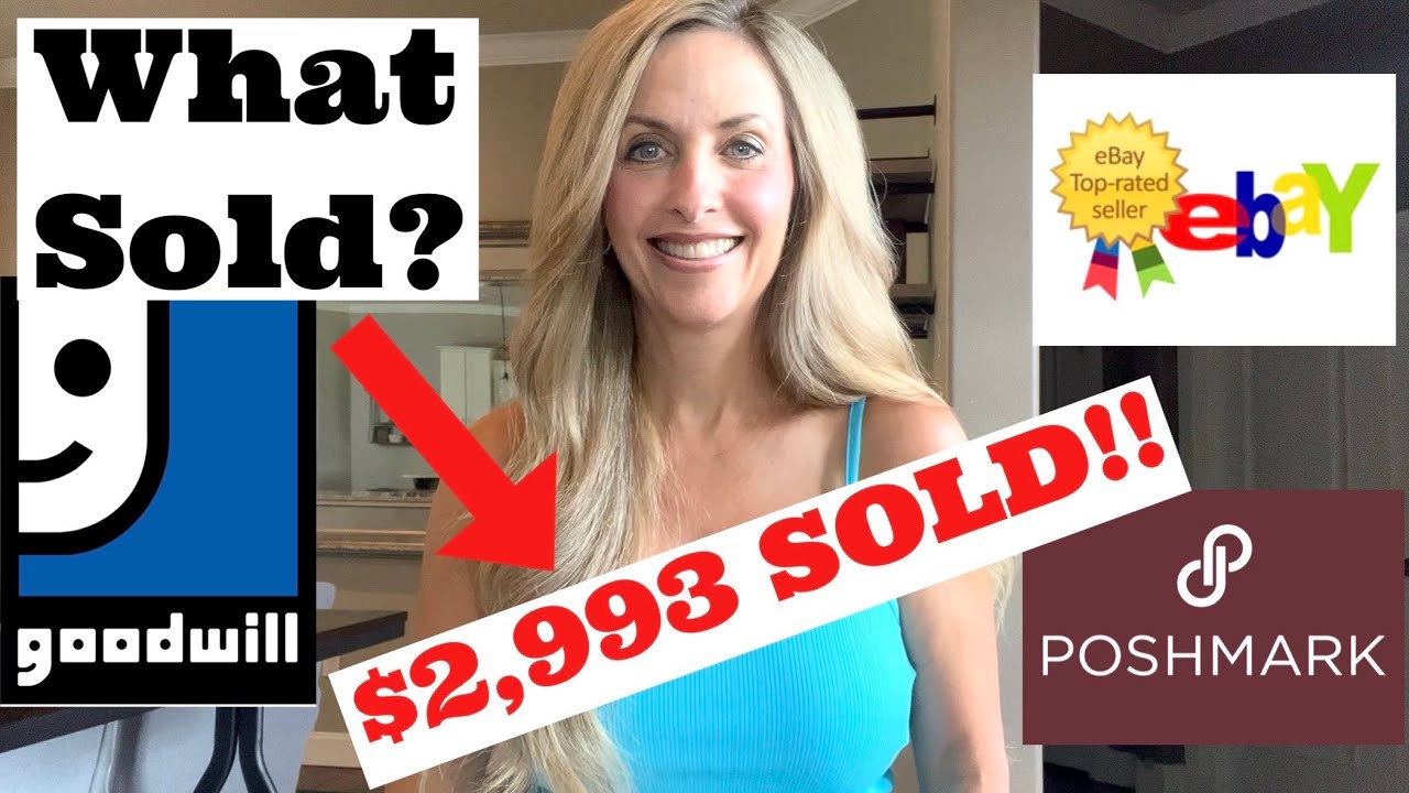 What Sold on EBay & Poshmark? How Much Profit I Actually Made on Items in Previous Goodwill Hauls 