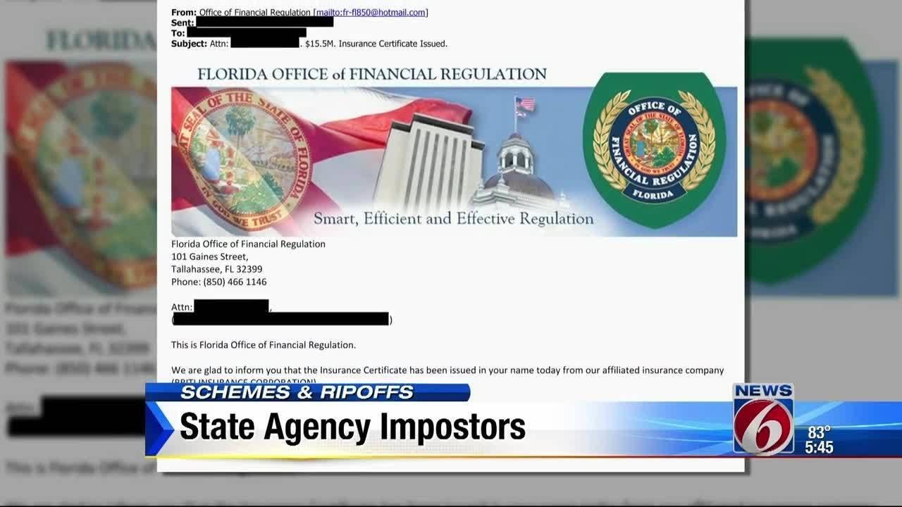 Schemes and Ripoffs: State agency impostors
