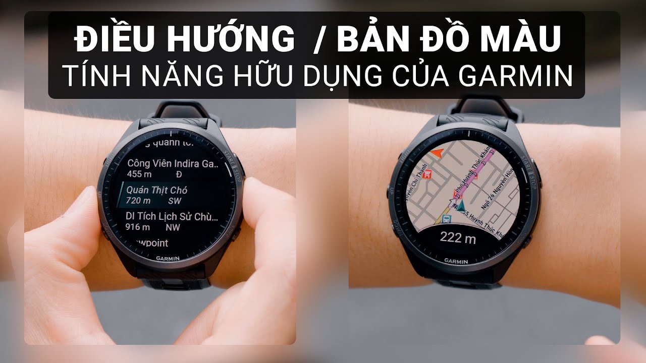 TÍNH NĂNG ĐIỀU HƯỚNG VÀ BẢN ĐỒ MÀU TRÊN GARMIN HOẠT ĐỘNG NHƯ THẾ NÀO?