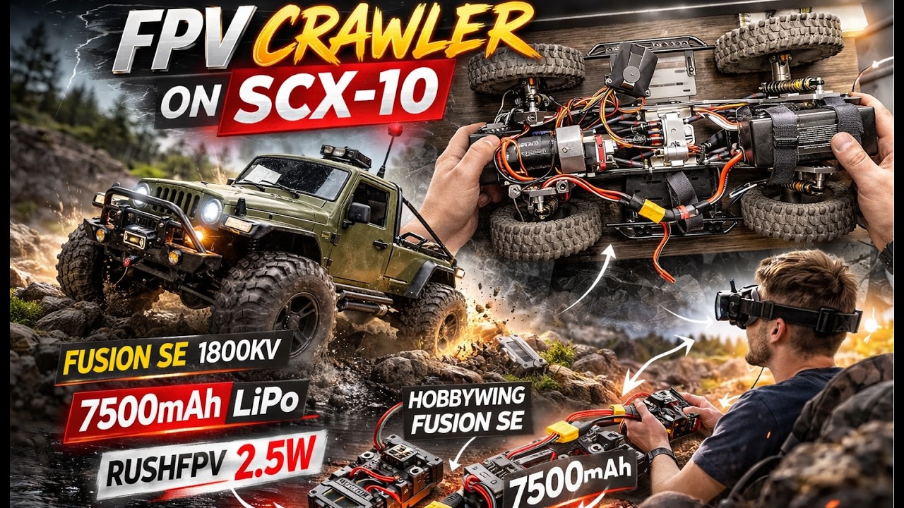 Не просто RC машинка: мій FPV crawler на базі SCX-10 | FPV RC CAR