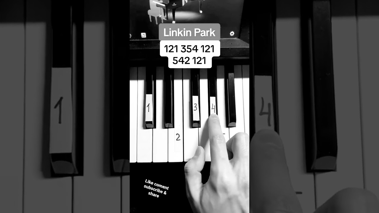 Linkin Park - Numb - Simple Piano Tutorial