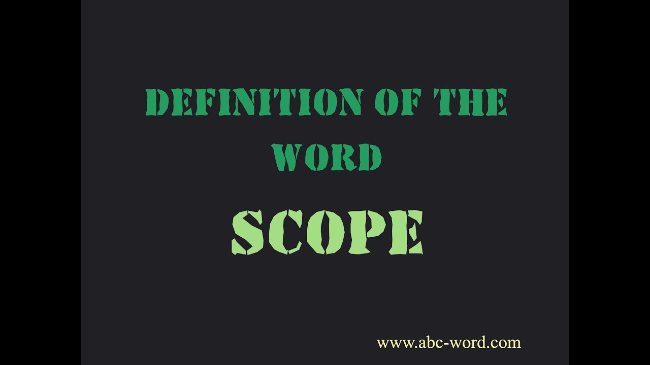 Definition of the word 