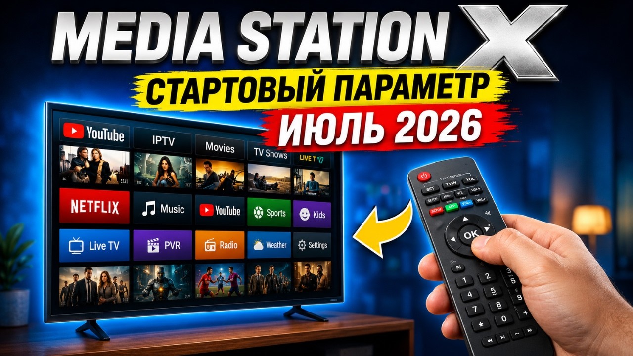 Media Station X ИЮЛЬ 2026 &mdash; Введи ЭТО и получи ВСЁ 🚀 Новый стартовый параметр!🔥