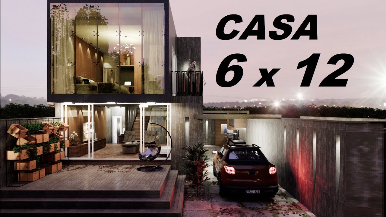 CASA DE 6 x 12 - SOBRADO COM 2 DORMIT&Oacute;RIOS