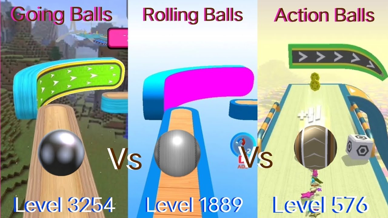 Going Balls Vs Sky Rolling ball || Android Game New Update || All Levels Games