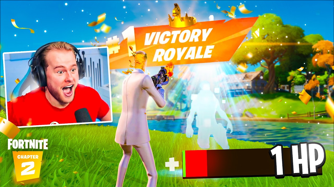 SPANNENDSTE 1V1 OOIT... WINNEN MET 1 HP! 🥵 - Fortnite Battle Royale (Nederlands)