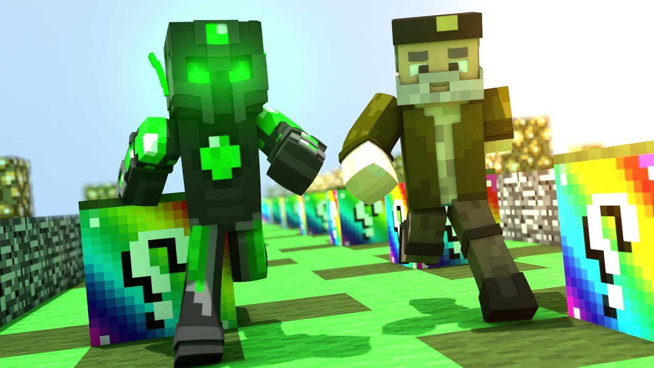 WITHERRRRRRRRRRR!! | - Willyrex vs sTaXx - Carrera épica Lucky Blocks