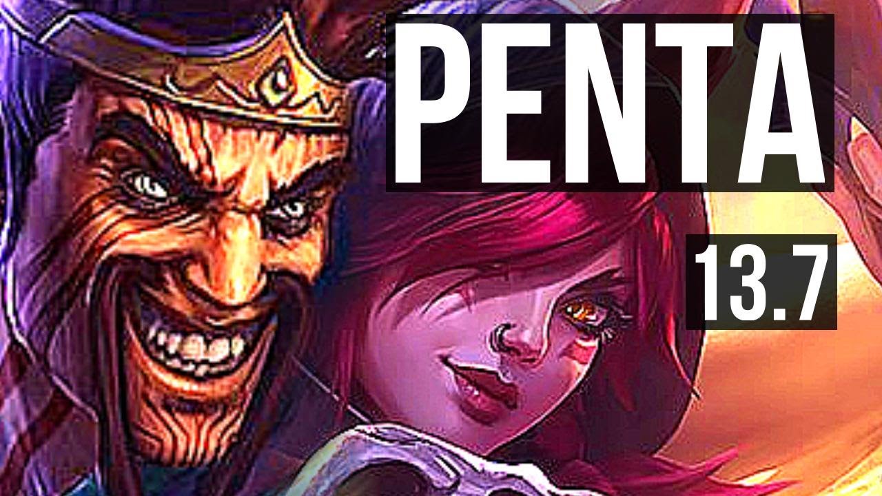 DRAVEN & Thresh vs XAYAH & Rakan (ADC) | Penta, 16/0/3, Legendary, 65% winrate | KR Master | 13.7