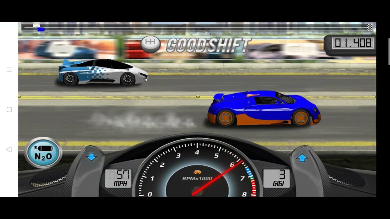 New Tune Up DragRacing Level 10 Bugatti Veyron 1/4 Miles (7,448s) || No Record 2023