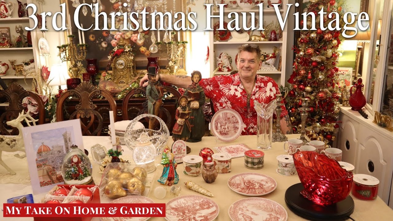 3rd Christmas Haul New & Vintage!!! - Waterford, Spode, German Glass Ornaments