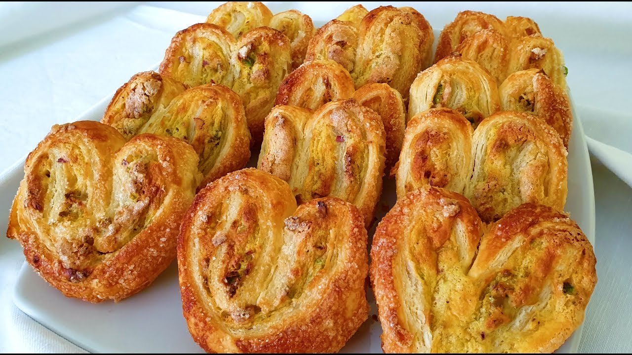 VENTAGLI DI PASTA SFOGLIA CON CREMA E PISTACCHI⭐RITA CHEF | Golosi e sfiziosi.