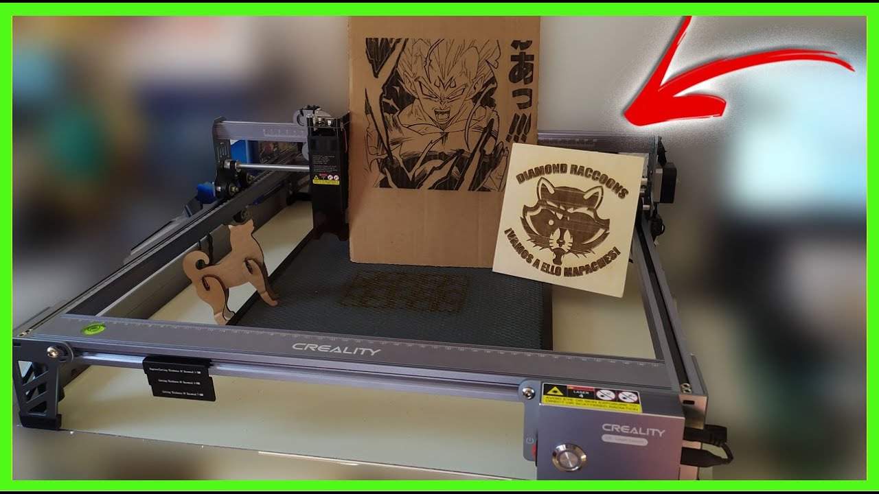 !Mi Primer CNC¡ Creality CR Falcon Laser Engraver (10W)