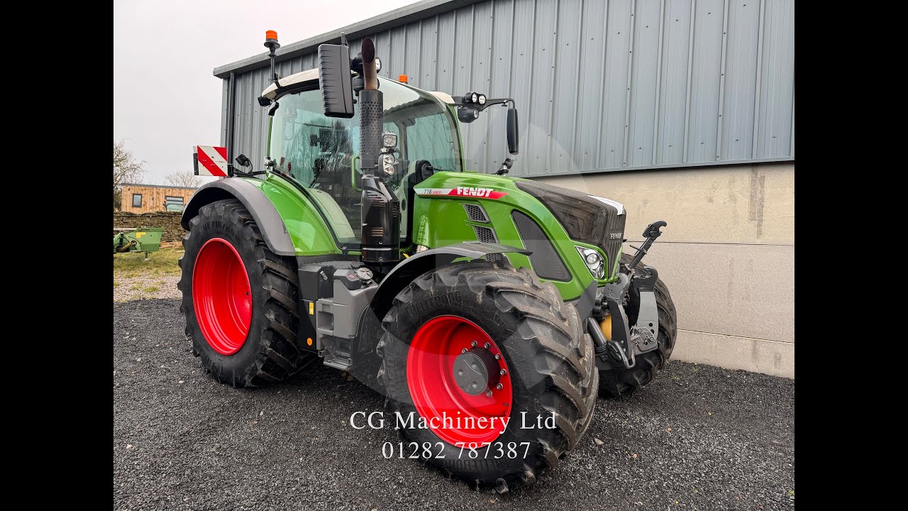 2021 Fendt 718 Vario Profi Plus Tractor, 7581 Hours, £81995+VAT.